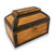 Character House Antique Timber Chest Box - 290 x 170 x 196mm