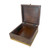 Character House Dark Timber Square Keepsake Box - 210 x 210 x 105mm
