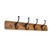 Character House Rustic 4 Hook Coat Rack - 615mm - Distressed Timber
