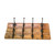 Character House Rustic 4 Hook Coat Rack - 615mm - Distressed Timber