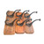 Character House Rustic 2 Hook Coat Rack - 250mm - Distressed Timber