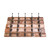 Character House Rustic 5 Hook Coat Rack - 710mm - White Distressed Timber