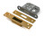 From the Anvil Skeleton Key Deadlock - 5 Lever - 45mm Backset - Satin Brass