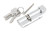 From The Anvil Euro Cylinder (1A) with Thumbturn - 5 Pin/80mm (35/45) - Satin Chrome