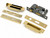 From the Anvil 45mm Backset Euro Lock + Rebate Kit - Polished Brass