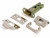 From the Anvil 57mm Backset Tubular Latch + Rebate Kit - Polished Nickel