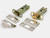 From the Anvil 57mm Backset Hard Sprung Tubular Latch + Privacy Bolt - Polished Nickel