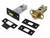 From the Anvil 45mm Backset Tubular Latch + Privacy Bolt - Antique Bronze