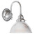 Lighting Inspirations Loxton Indoor Wall Light - Claredon Clear - Chrome