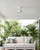 Lighting Inspirations Parkway Under Eave Light - 240 x 190mm - White