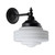 Lighting Inspirations Bentleigh Indoor Wall Light - Detroit Glass - Patina Black