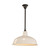 Lighting Inspirations Rod Pendant Light - Warehouse Shade - 420mm - Patina Black