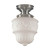 Lighting Inspirations DIY Batten Fix Light - 6" Senator Opal Matte Glass - 155 x 140mm - Chrome