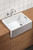 Turner Hastings Belfast Butler Sink - 595 x 222 x 455mm - Glossy White