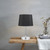 Telbix Adam Table Lamp - Black Shade - Chrome