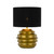 Telbix Aras Hive Base Table Lamp - Black Shade - Gold
