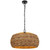 Telbix Antera Chain Pendant Light - Bohomian Large Shade - 600mm - Cream