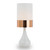 Telbix Akira Table Lamp - White Shade - Copper