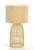 Telbix Bayz Rattan Base Table Lamp - Small - Sand