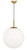 Telbix Bally Cord Pendant Light - 16" Opal Matte Glass - 400mm - Antique Gold