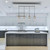 Telbix Bobo LED Cord Bench Pendant Light - 4 arm - Smoke Glass - 900mm - Black