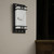 Telbix Burch Outdoor LED Wall Light - White Marble Shade - Black
