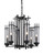 Telbix Burgess Chain Pendant Light - 6 Arms - 650mm - Black