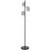 Telbix Crevil Industrial LED Floor Lamp - 3 Smoke Glass - Back
