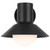 Telbix Delore Outdoor Wall Light - Opal Matte Glass - Black