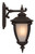 Telbix Delfino Outdoor Wall Light - Frost Glass - Bronze