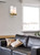 Telbix Eamon Indoor Wall Light - 2 Arm - Opal Matte - Brass
