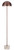 Telbix Domez White Terrazzo Base Floor Lamp - Bronze