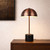 Telbix Domez Black Marble Base Table Lamp - Bronze