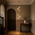 Telbix Elson Cord Pendant Light - 6 Light - Amber Tear Glass - 265mm - Antique Gold