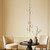 Telbix Elson Cord Pendant Light - 6 Light - Smoke Tear Glass - 265mm - Antique Gold
