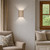 Telbix Etruso Travertine Stone Base Wall Light - Cream