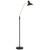 Telbix Farbon Industrial Floor Lamp - Brass & Black