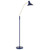 Telbix Farbon Industrial Floor Lamp - Brass & Blue