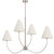Telbix Farnix Rod Pendant Light - 4 Arm - 1220mm - Nickel