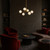 Telbix Felton Rod Pendant Light - 6 Arm - Opal Matte Glass - 650mm - Antique Gold