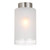 Telbix Fila DIY Batten Fix Ceiling Light - Frost Glass - 225 x 120mm - Nickel