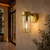 Telbix Fonseca Outdoor Wall Light - Antique Gold