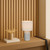 Telbix Fevik Terrazzo Base Table Lamp - White