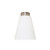 Telbix Haly DIY Batten Fix Ceiling Light - Opal Matte - 210 x 160mm - Nickel