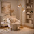 Telbix Hyvik Industrial Floor Lamp - 2 Light - Brass