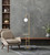 Telbix Inez Black Marble Base Floor Lamp - Opal Matte Glass - Antique Gold