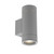 Telbix Kman Outdoor Wall Light - 2 Light - Silver