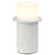 Telbix Kolisa Travertine Table Lamp - Frost Glass - White