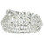 Telbix Landis Close to Ceiling Light - Clear Glass - Chrome