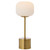 Telbix Liam Touch Table Lamp - Opal Matte Glass - Antique Gold